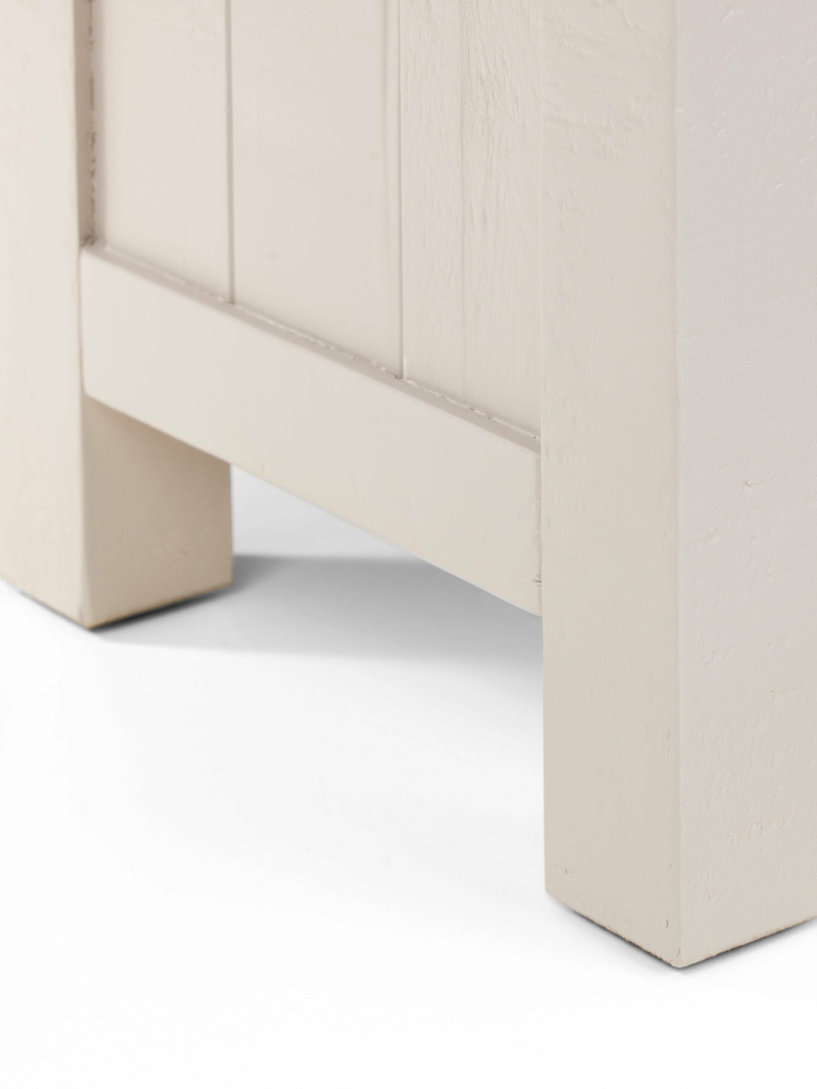 Maple Grey Pine Wood Storage Bench